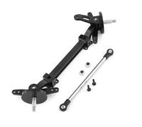 Accessoires Voitures RC pour Tamiya 1/14 Métal Essieu Avant Ensemble Direction Lien Poteau Liaison Tige Pas De Assistée RC Camion Tracteur Voiture Mises À Niveau Pièces(Size 3)