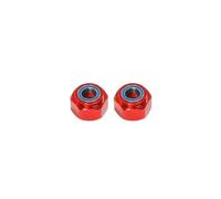 Accessoires Voitures RC pour Tamiya DT03 1/10 RC Accessoires De Mise À Niveau Voiture 2 Pièces Connecteur Moyeu Hexagonal Roue Avant en Métal 12 Mm(Red)