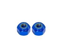 Accessoires Voitures RC pour Tamiya DT03 DT-03 1/10 RC Accessoires De Pièces Mise À Niveau Voiture 2pcs Connecteur Hexagonal Roue Avant en Métal 12mm(Blue)
