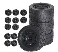 Accessoires Voitures RC pour Tamiya pour HPI pour Kyosho pour Arrma 1/10 Rc Accessoires De Mise À Niveau Voiture Connecteurs 12-14mm Pneu en Plastique(B)