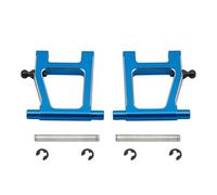 Accessoires Voitures RC pour Tamiya pour TT01 1/10 RC, Pièces De Mise À Niveau Voiture, Accessoires en Métal, Ensemble Bras Suspension Supérieur Et Inférieur Avant Arrière(Blue,A)