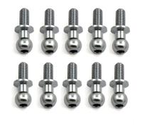 Accessoires Voitures RC pour Tamiya pour TT01 pour TT02 pour Sakura D5 1/10 RC Drift Car Parts Accessories 10Pcs M3 Vis À Tête Sphérique Hexagonale en Métal(Silver)