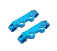 Accessoires Voitures RC pour Tamiya pour TT02 Ensemble Complet Pièces Mise Niveau Métal Tasse Direction Bras Avant Arrière Support D'amortisseur Tige Remplacement Voiture RC(Upper Arm Mount)
