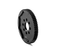Accessoires Voitures RC pour Tamiya TB03 TA07 TT02R pour TT02 TT02D 51356 64T 06 Module Métallique Acier, Engrenage Droit, Engrenage Principal, Pièces Mise À Niveau Voiture RC, Accessoires