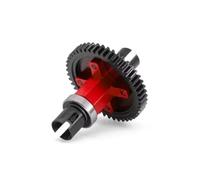 Accessoires voitures RC Pour Traxxas 4WD Pour Sledge 1/8 46T Engrenage Droit Assemblé Différentiel Central Arbre - W195 RC Accessoires Mises À Niveau Remplacement Réparation(Red)