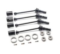 Accessoires voitures RC Pour Traxxas Pour MAXX Pour Widemaxx 1/10 4 Pièces Arbre Transmission Avant Arrière Acier CVD Avec Coupelle D'arbre Voiture RC Accessoires Rechange