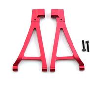 Accessoires voitures RC Pour Traxxas Pour Summit Pour E-Revo VXL 1/16 Ensemble Bras Suspension Inférieur Supérieur Avant Arrière Métal 7131 7132R Pièces Voiture RC Accessoires(Red,Front Lower Arm)