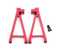 Accessoires voitures RC Pour Traxxas Pour Summit Pour E-Revo VXL 1/16 Ensemble Bras Suspension Inférieur Supérieur Avant Arrière Métal 7131 7132R Pièces Voiture RC Accessoires(Red,Rear Lower Arm)