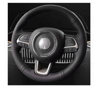 Accessoires Volant Couverture De Volant De Voiture Accessoires D'intérieur pour Fiat pour Toro 2017-2019 pour Tipo 2015-2017 2018 2019 Volant Voiture(Fil Noir)