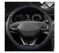Accessoires Volant Couvre-Volant De Voiture en Forme De D 38CM, pour Hyundai pour Elantra pour Santa Fe pour Kona I40 pour Palisade Volant Voiture(Bleu)