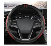 Accessoires Volant Couvre-Volant De Voiture en Forme De O Et D, 38CM, pour Hyundai pour I30 pour Creta pour Tucson pour Ix35 pour Solaris Volant Voiture(Wine Red O Shape)