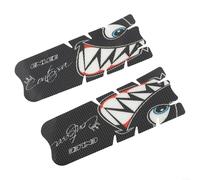 Accessoires VTT Film de protection pour bras de manivelle et autocollants anti-collision (autocollants de manivelle - transparent)