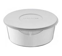 Lagrange Pot à Skyr et fromage blanc 440501 – 1 L, système d'égouttage breveté – Blanc