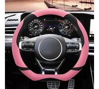 Accessori Coprivolante per Auto A Forma Di D Coprivolante Interno per Stinger per Soul per Picanto per X-Line(Pink)