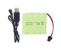 Accessories 1PCS AA 4.8V 800mAh Rechargeable Prise SM2P de Batterie de Voiture Jouet RC Camion Cascadeur Voiture Pelle Jouet Voiture Batterie câble de Charge USB（1PCS）