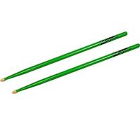 Zildjian 5 Acw une Pointe Acorn Wood Paire de baguettes de 6) -P Bois de gland fluo -inch Green