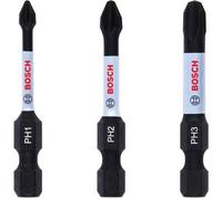 Bosch Embout cruciforme 2608522491 3 pièces Phillips