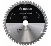 Accessories Bosch Power Tools 2608837687 Lame de scie circulaire au carbure 165 x 20 mm Nombre de dents: 48 1 pc(s)