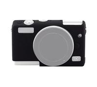 Accessories Étui de Protection en Silicone Doux for Canon EOS M200 (Noir) (Rose) (Blanc) (Jaune) etc. (Color : Black)