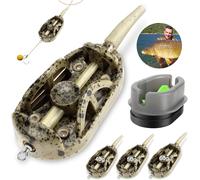 Accessories For Feeder 4 In 1 Method Feeder Carp Fishing 20g 30g 40g 50g 60g Method Feeder For Basic Fishing, Pellets, Carp Accessories