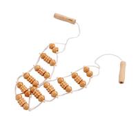 Accessories Masseur Pour Dos Muscles Rouleau De ThéRapie Du Bois Sangle De Massage Manuelle Pour Le Dos Le Cou Les Jambes Le Soulagement De La Douleur à La Taille