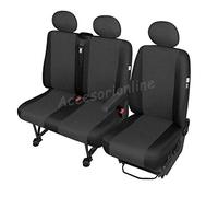 Accessorionline Housses de siège 3 places sur mesure pour Opel Vivaro II à partir de 2015 Qualité maximale