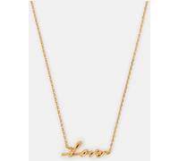 Accessorize Accessorize 14ct Gold Plated Love Necklace
