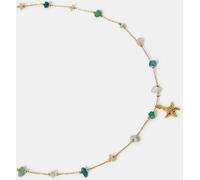 Accessorize Accessorize 14ct Gold Plated Semi Precious Pendant Necklace