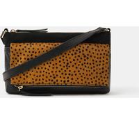 Accessorize Accessorize Animal Fold Over Zip Leather Cross-Body Bag