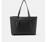 Accessorize Accessorize Black Rachel Zip Front Laptop Tote Bag