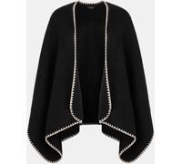 Accessorize Accessorize Black Whipstitch Shrug