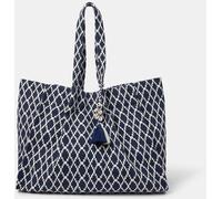 Accessorize Accessorize Blue Geometric Tote Bag