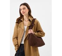 Accessorize Accessorize Brown Slouchy Knot Leather Shoulder Bag