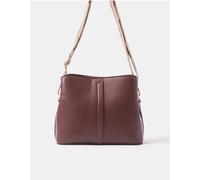 Accessorize Accessorize Dark Brown Webbing Strap Crossbody Bag