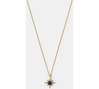 Accessorize Accessorize Gold 14ct Plated Gemstone Star Pendant Necklace