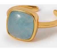 Accessorize Accessorize Gold Plated 14ct Quartz Adjustable Ring