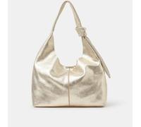 Accessorize Accessorize Gold Slouchy Knot Leather Bag
