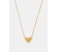 Accessorize Accessorize Gold Stainless Steel Molten Heart Pendant Necklace