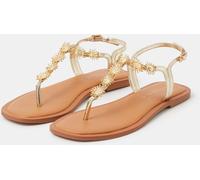 Accessorize Accessorize Gold Sun Embellished Sandals