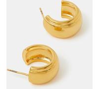 Accessorize Accessorize Gold Tone Stainless Steel Mini Chunky Hoop Earrings