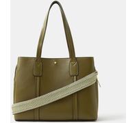 Accessorize Accessorize Green Webbing Strap Faux Leather Shoulder Bag