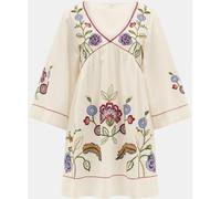 Accessorize Accessorize Natural Embroidered Mini Cover-Up