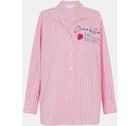 Accessorize Accessorize Pink Ciao Bella Embroidered Stripe Shirt Pink XL (EU 48-50)