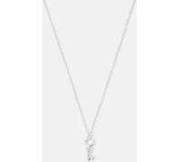 Accessorize Accessorize Silver Tone Sterling Key Pendant Necklace
