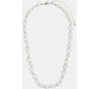 Accessorize Accessorize White Sterling Silver-Plated Clear Quartz Necklace