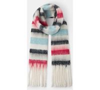 Accessorize Accessorize White Super Soft Stripe Scarf