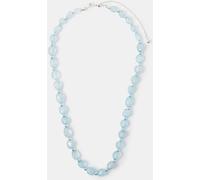 Accessorize Collier Accessorize plaqué argent sterling aigue-marine