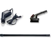 Accessory Kit for Handheld Vacuum Cleaner,1 Brush 2-in-1 + 1 Flexible Extension Hose 63 cm + 1 Car Adapter as Seen on TV,Black