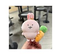 ( Accessory)Porte-clés peluche ours blague dessin animé avec prendre une tronçonneuse motif carotte et sac à dos