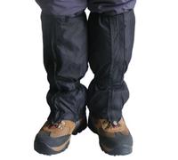 Accessotech - Guêtres imperméables - Pour randonnée, escalade, chasse, trekking et neige - Paire, noir